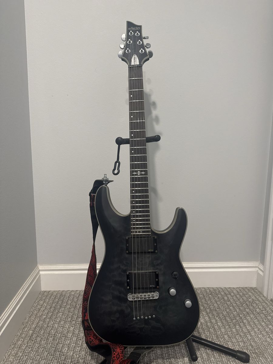2024 Schecter C1 Platinum With Strap and Schaller Strap Locks