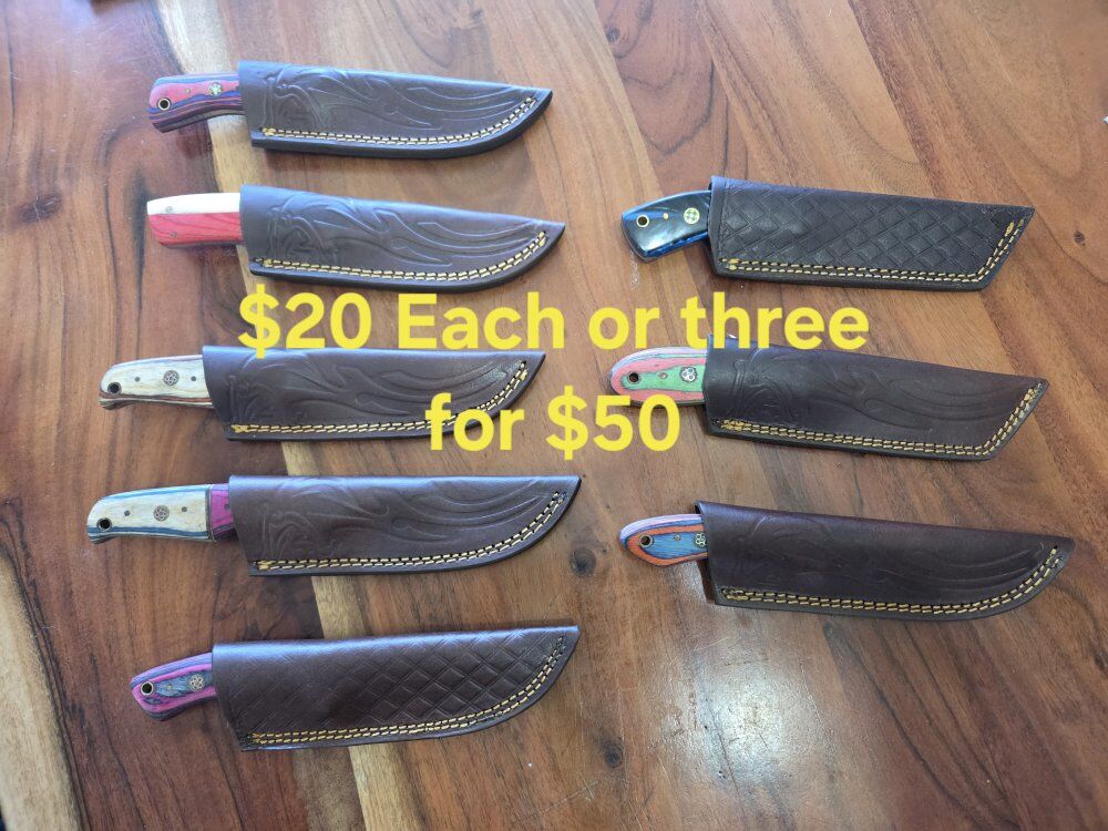 8" Knife With Sheath