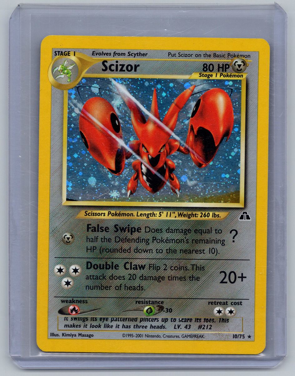 (NM) Scizor 10/75 Holo - Pokemon Neo Discovery
