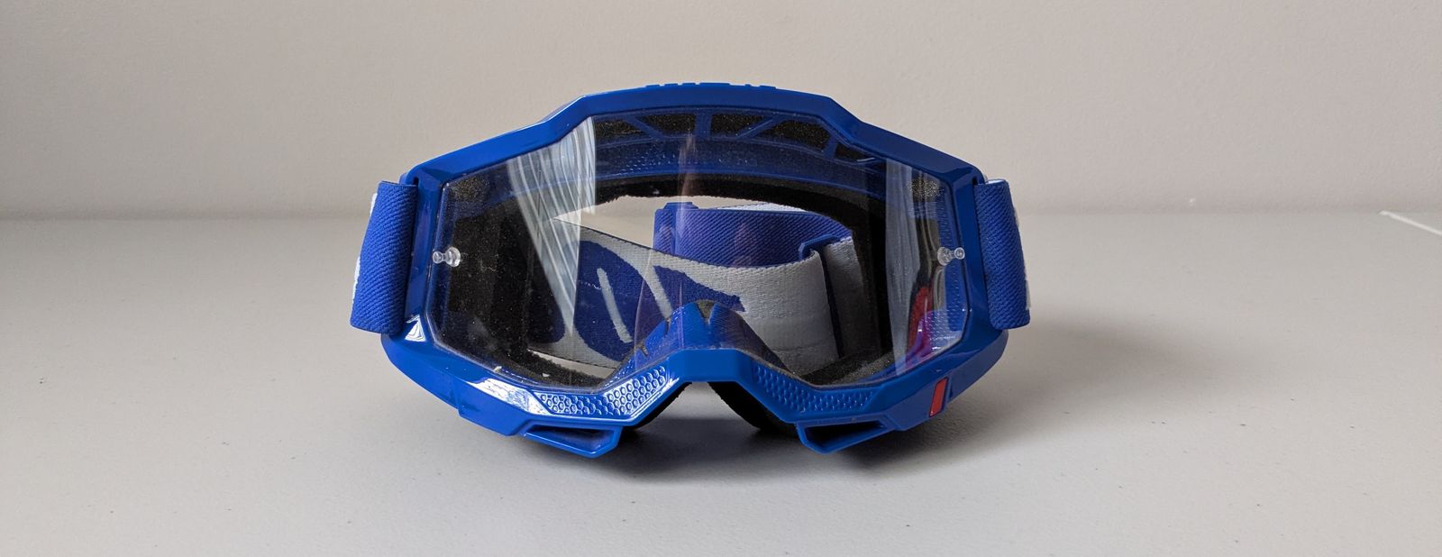 100% OTG Goggles - Blue/Clear Lens
