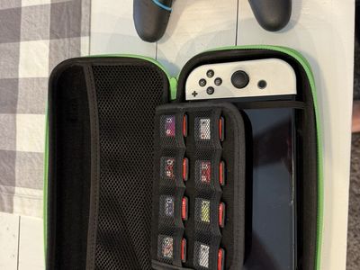 Nintendo Switch OLED Model and Carrying Case & Pro Controller