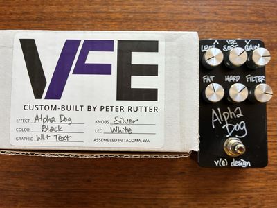 VFE Alpha Dog Overdrive Distortion Guitar Pedal with Box