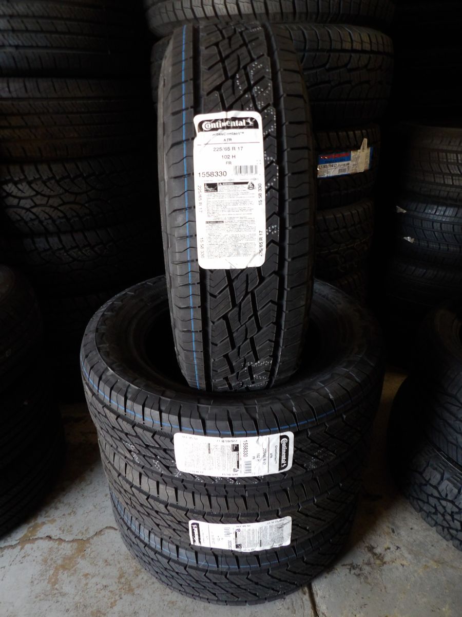 225/65R17 CONTINENTAL CROSS CONTACT SET OF NEW TIRES