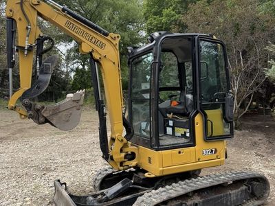 Cat 302.7 Mini Ex for Rent. Narrows Down to Just 54 Inches. 30 Class Mini