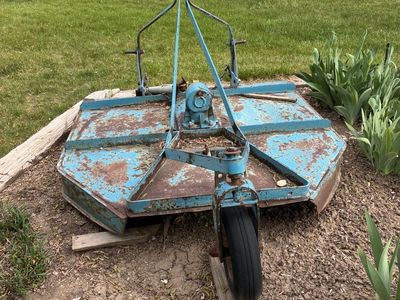 5 foot rotary mower, 3 point hitch mount