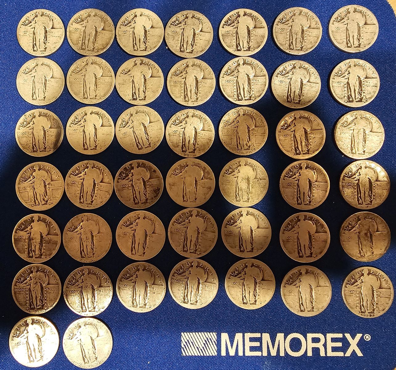 90% Silver roll of Standing Liberty Quarters