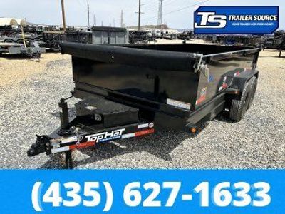 7x14 Top Hat DE Dump Trailer - 24" Sides - 14K GVWR