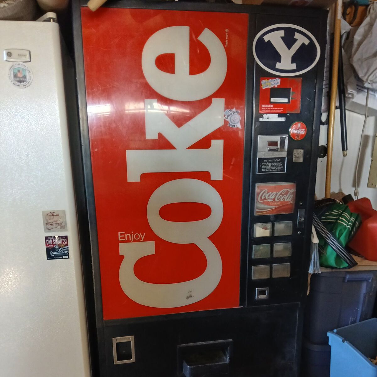 Vintage coke machine
