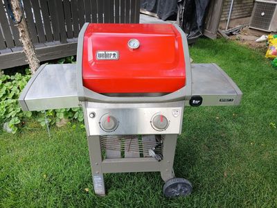 Weber Spirit II E-210 2-Burner Liquid Propane Gas Grill - Red