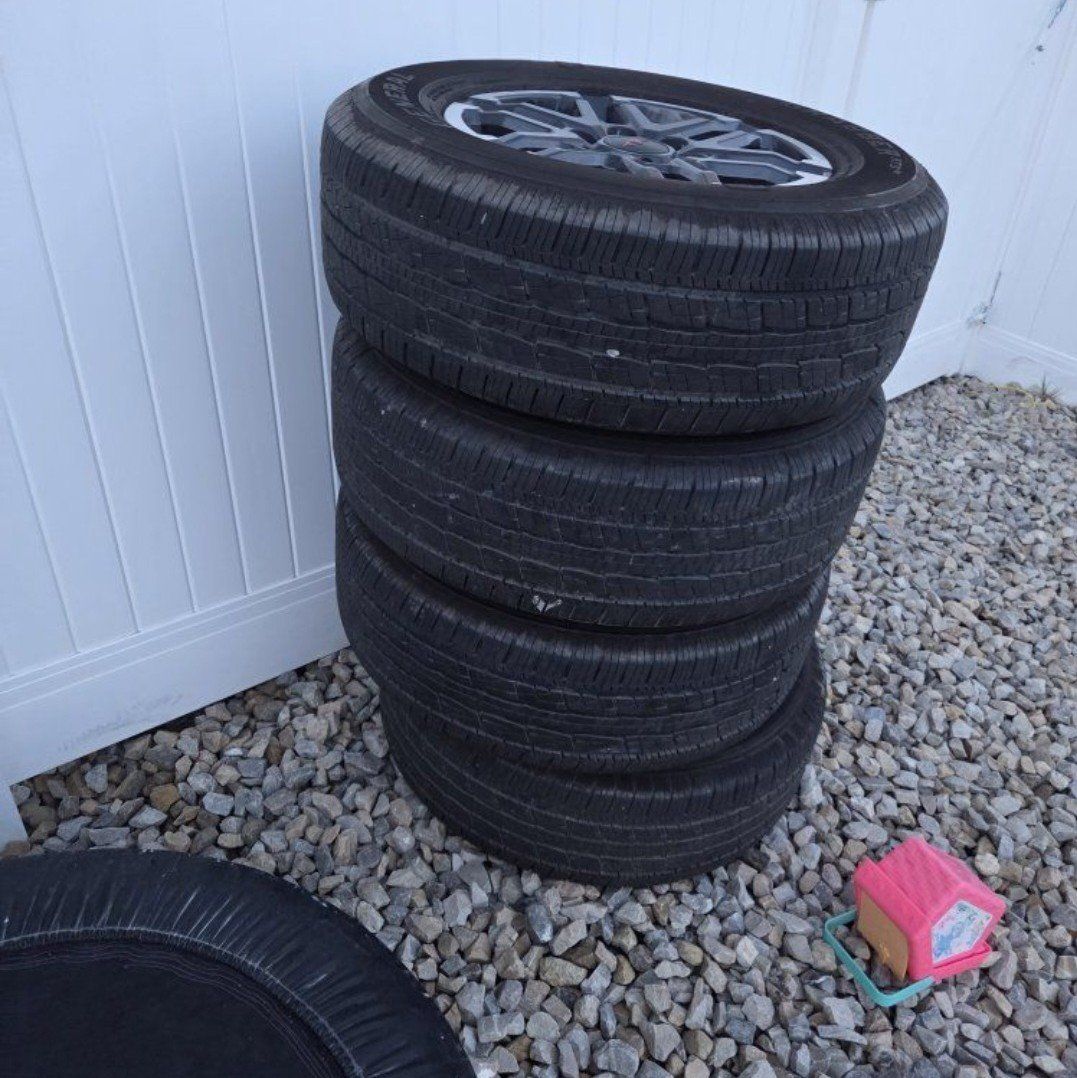 tecoma trd stock tires and wheels