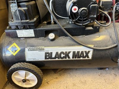 Sanborn Black Max B165B500-25 5 HP 25-Gallon 135 PSI Air Compressor