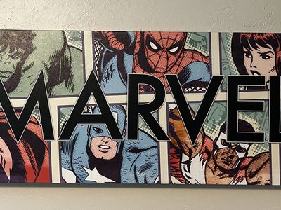 Marvel wall canvas & framed Flash poster