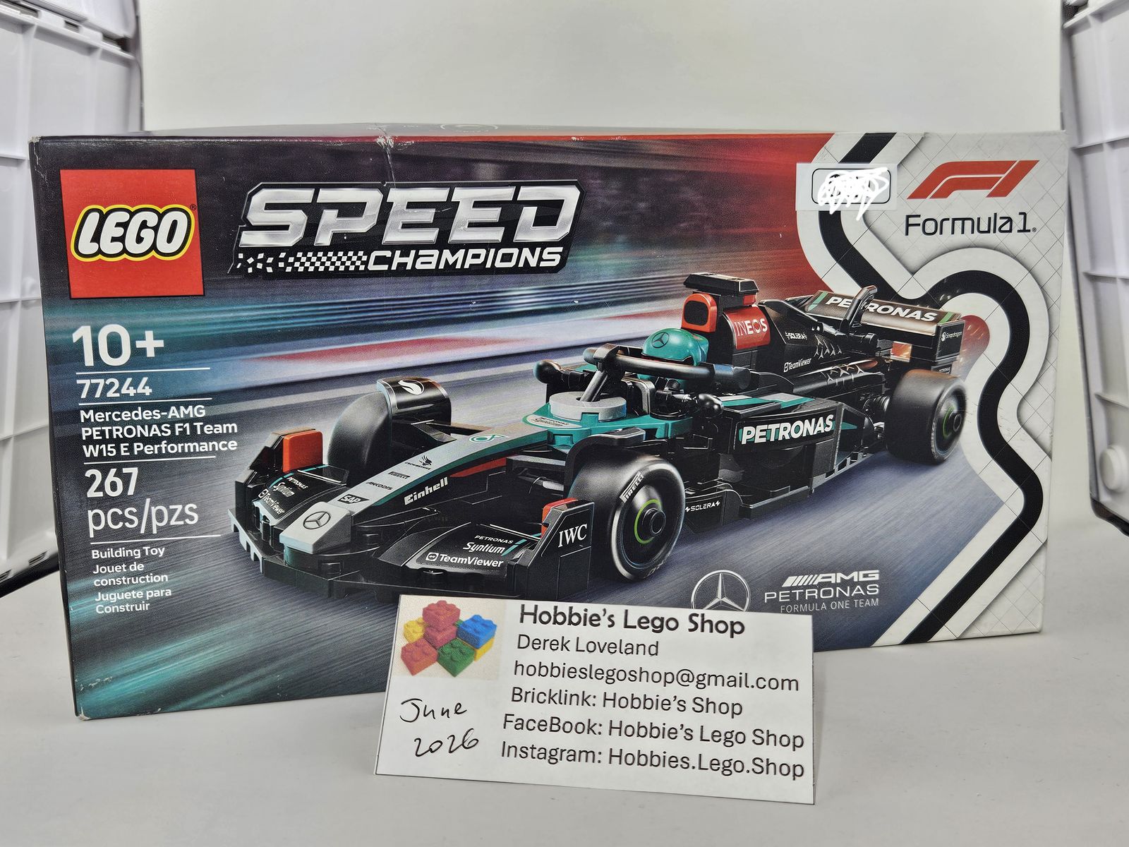 Lego Speed Champions: Mercedes-AMG PETRONAS F1 Team W15 E Performance (77244)