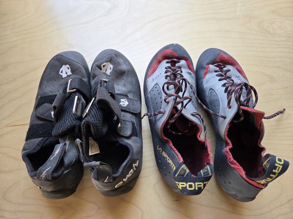 La Sportiva & Evolv Men's Rock Climbing Shoes - US 9 & US 8.5