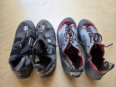 La Sportiva & Evolv Men's Rock Climbing Shoes - US 9 & US 8.5