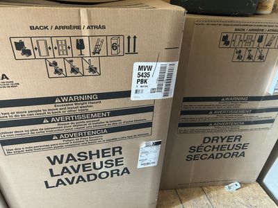 Maytag MVW5435PBK Washer & Dryer Set - New in Box from RC Willey