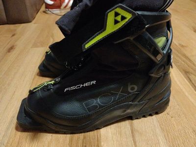 Fischer BCX 6 Backcountry Cross-Country Ski Boots 9.5m 43eu- Black/Yellow (Used)