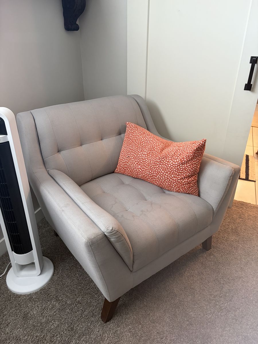 Light Grey Accent Chair