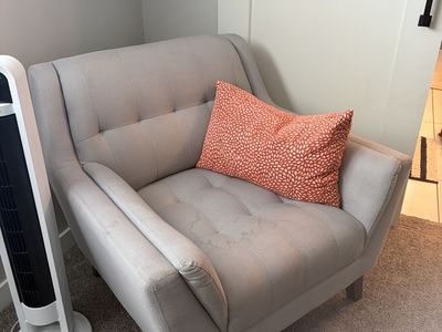 Light Grey Accent Chair