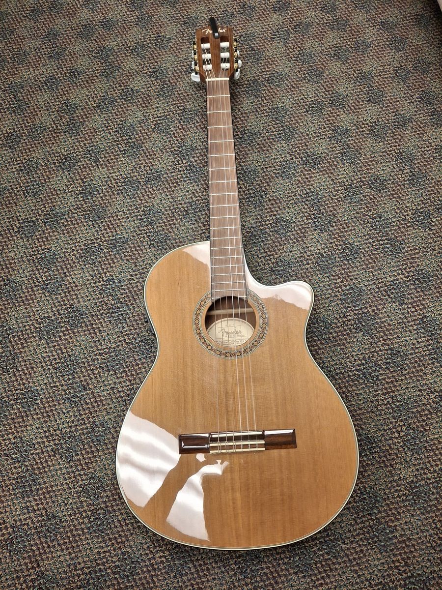 Fender CN-240SCE Thinline Acoustic-Electric Nylon String Classical Guitar w/ Cutaway