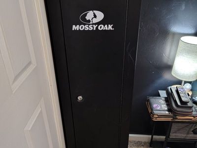 Mossy Oak Gun Safe/Cabinet - Secure Firearm Storage with Shelf & Foam Racks