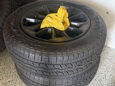 Toyota TRD Wheels & Falken Wildpeak A/T Tires Set