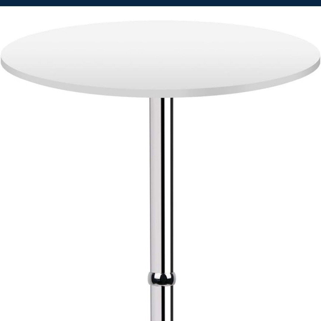 Cocktail Bistro Round Highboy Table 2 Stools Cover