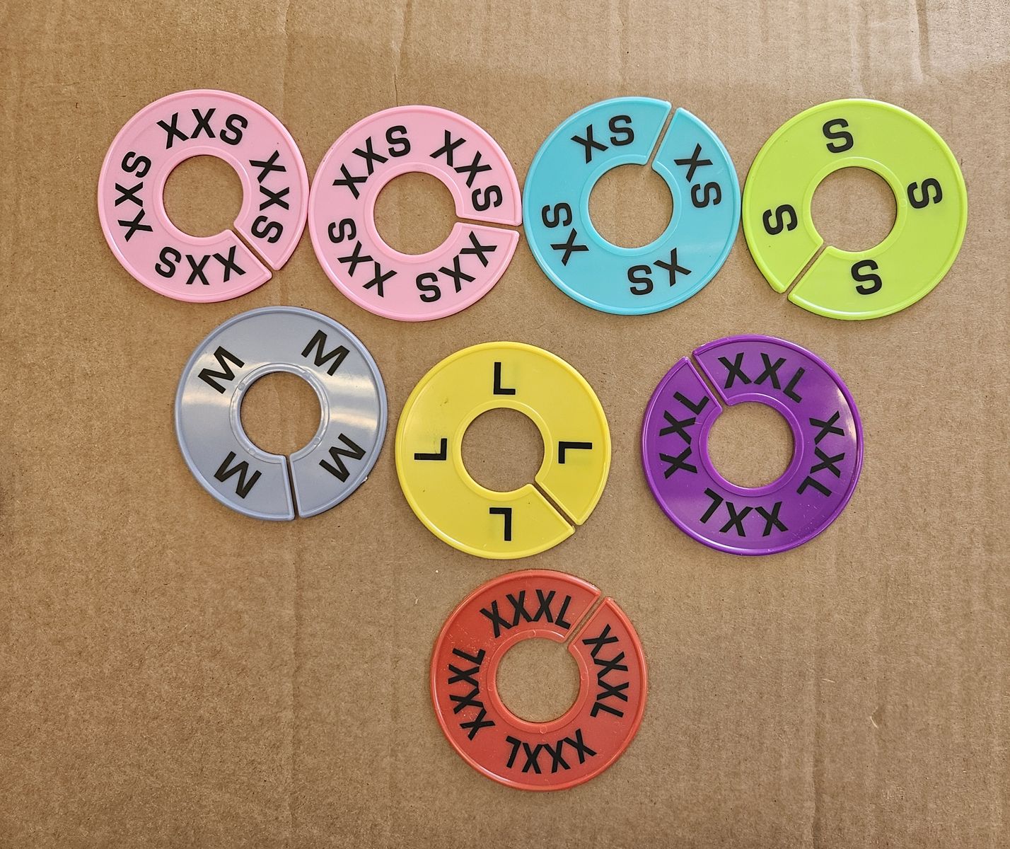 Clothing size dividers