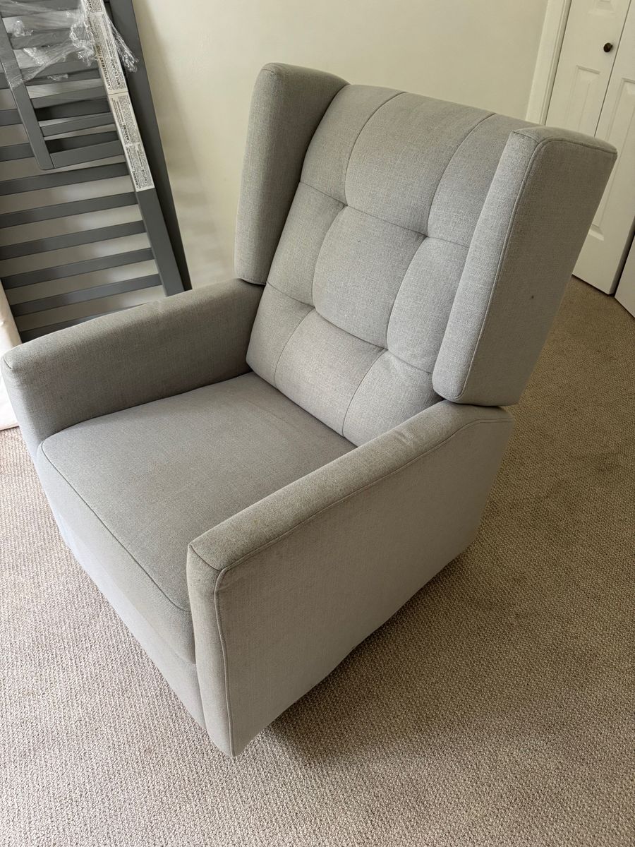For Sale:  Baby nursery swivel and reclining chair