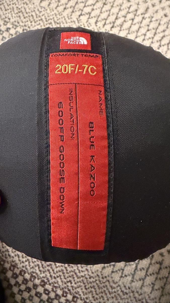 The North Face Blue Kazoo 20F Goose Down Sleeping Bag