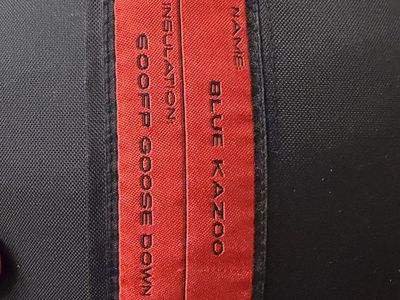 The North Face Blue Kazoo 20F Goose Down Sleeping Bag
