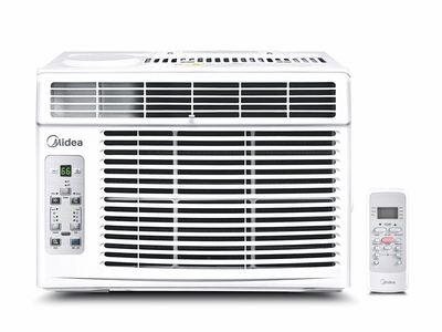 Midea White Window Air Conditioner with Remote Control