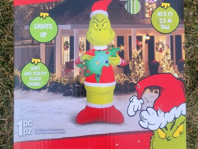 Christmas Grinch Airblown Inflatable
