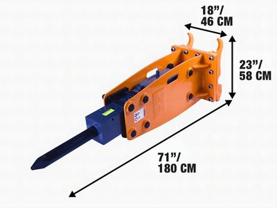 New TMG HB90Q Hammer Hydraulic Breaker Hydruallic Hammer for a 6 - 9 ton