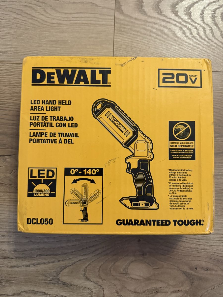 Dewalt DCL050 20V MAX LED Hand Held Area Light