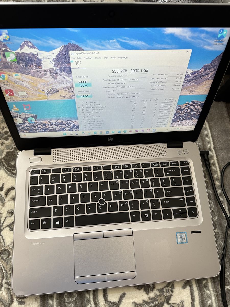 HP Laptop i5 Core 8 GB RAM 2 TB SSHD