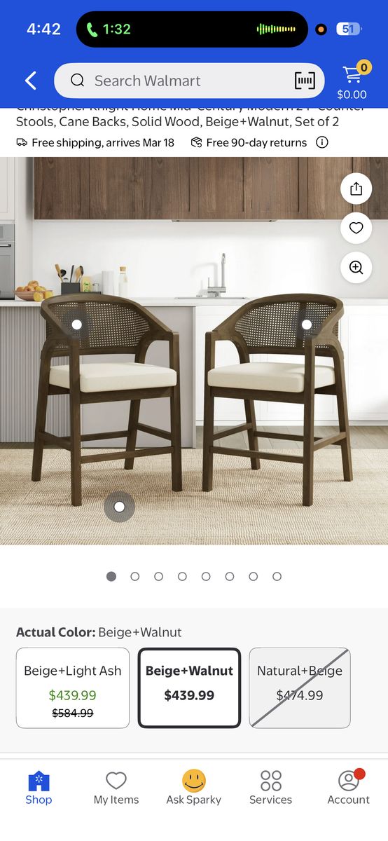 Modern 24 Counter Stools