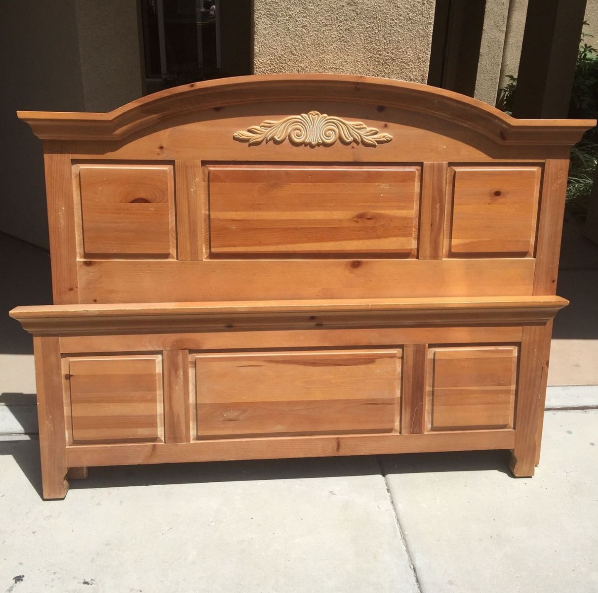 Queen Size Bed, Frame And Box Springs