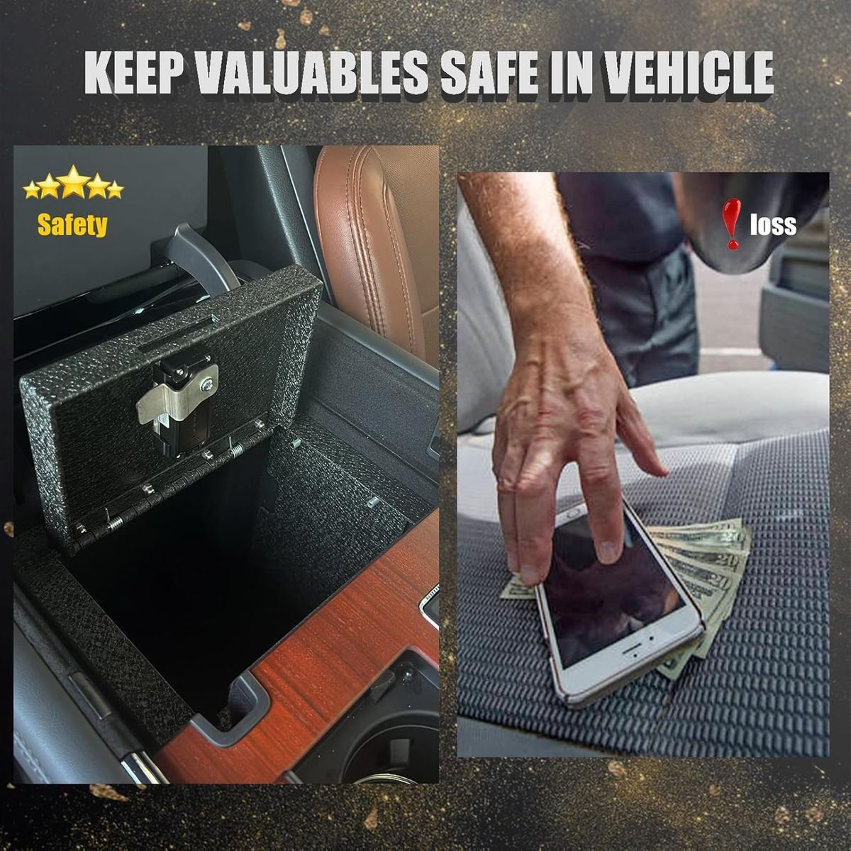 YOULAI Console Gun Safe