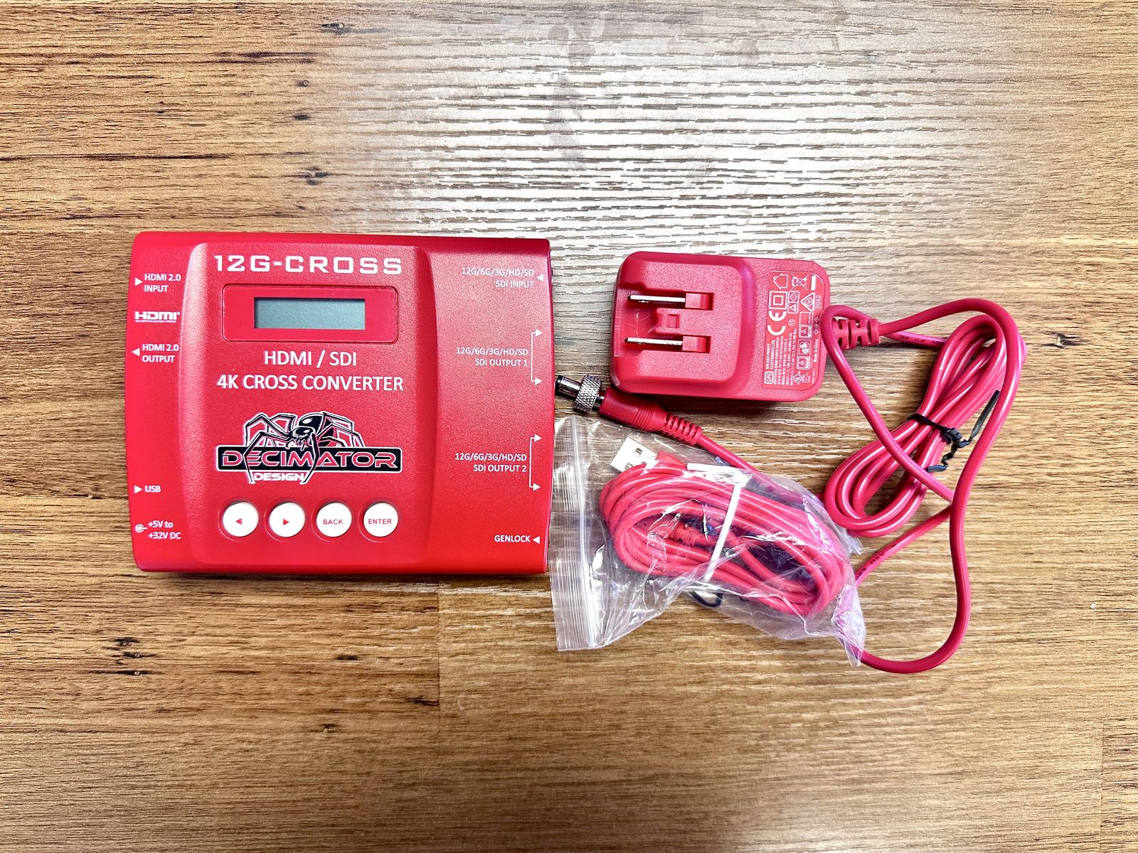 Decimator 12G-CROSS 4K HDMI/SDI Cross Converter with Scaling and Frame Rate Converter