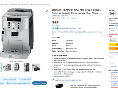 Delonghi Magnifica Espresso Coffee Machine - Used