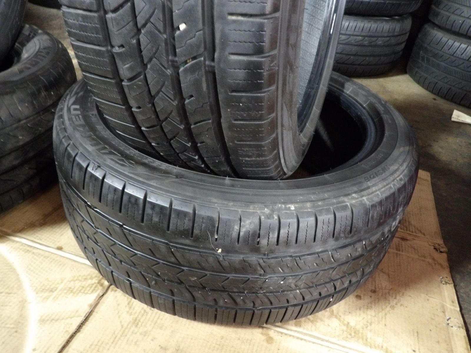 235/45R18 FALKEN PRO G5 A/S PAIR OF TWO USED TIRES