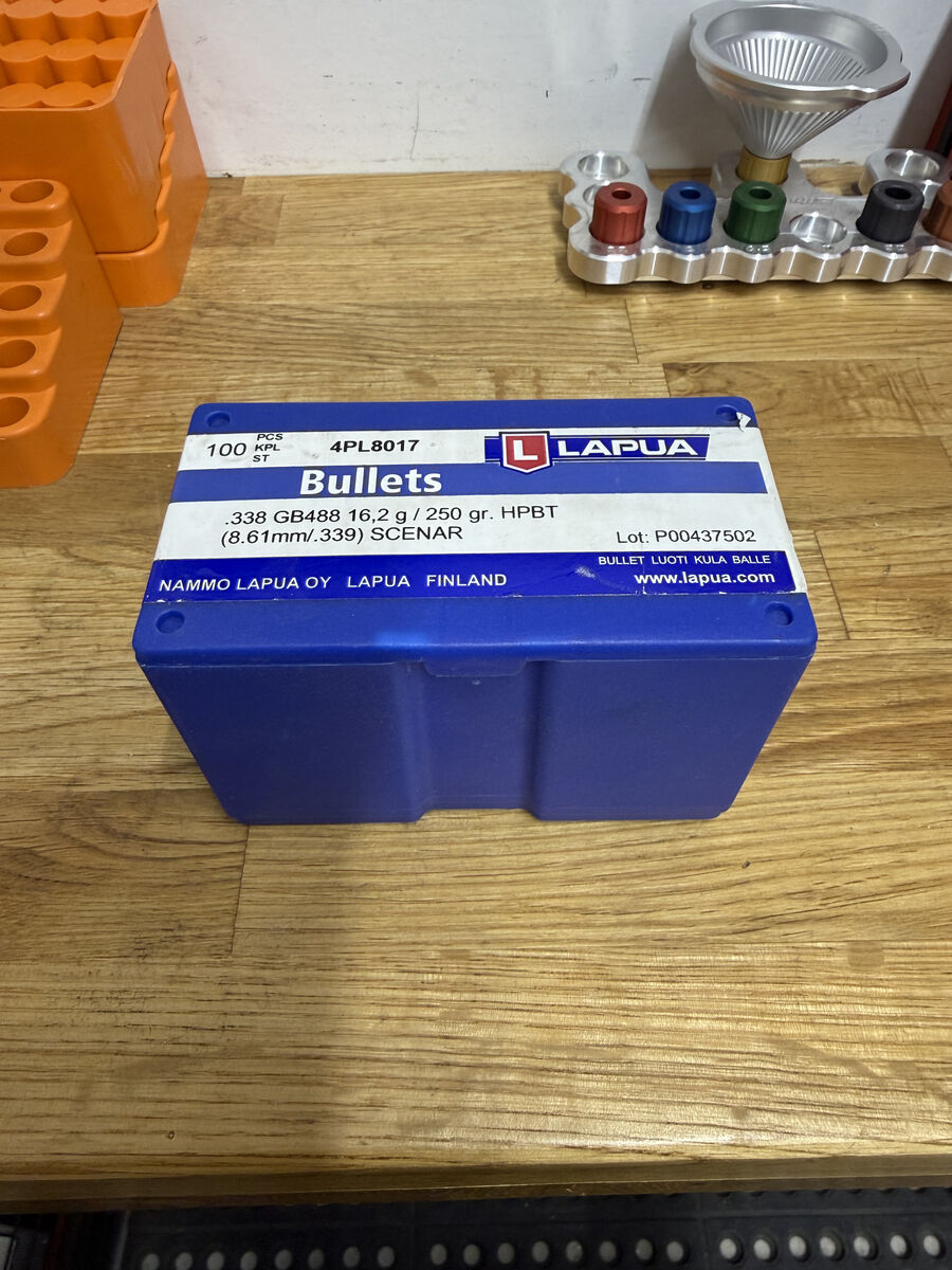 Lapua Scenar Bullets .338 250 grain