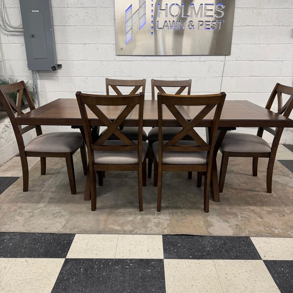 COSTCO BAYSIDE FURNISHINGS BRYCE 7-PIECE DINING SET!!