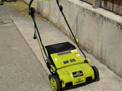Sun Joe Electric Lawn Dethatcher + Scarifier