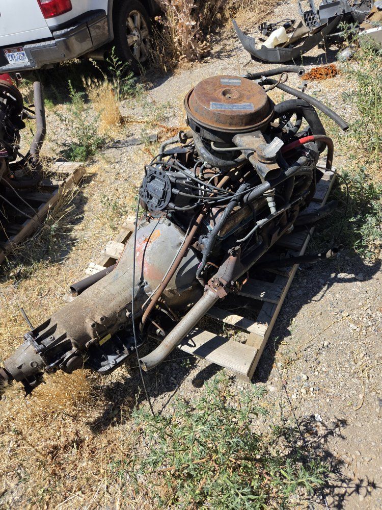 GM 350 Cu. In. Gasoline Engine with Transmission - Jun 1978, Heavy Duty