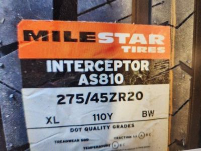 275/45r20 milestar interceptor as810