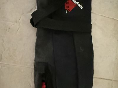 Cannondale black biking cycling bag 12” L 5” T