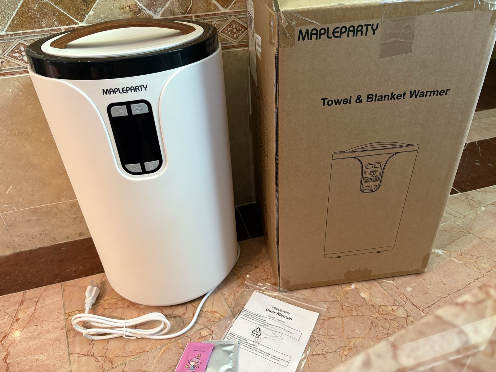 New Mapleparty Towel Warmer Digital 20L