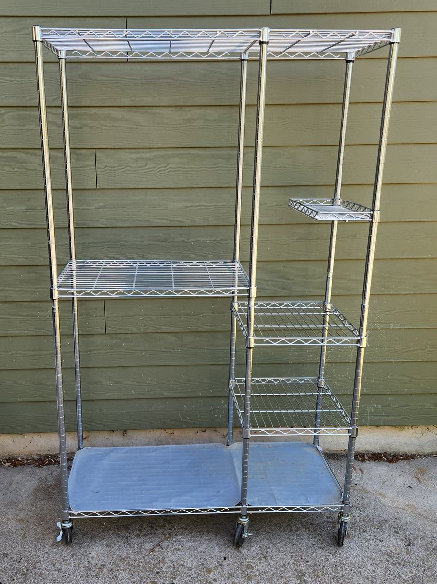 Steel Shelving on Casters